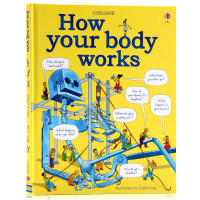 How does your body work Usborne English original picture book how your body works childrens understanding of the body popular science of human biology parents and children can easily learn English books