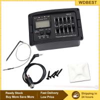 WDBEST กีตาร์โปร่ง5 Band EQ LCD รถกระบะพีโซสำหรับกีตาร์,