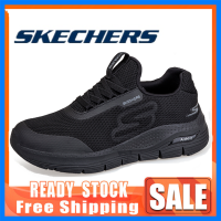 Skechers รองเท้าผ้าใบ GOwalk 5สำหรับผู้ชาย,รองเท้าผ้าใบ ULTRA GO Walk 4รองเท้าบุรุษรองเท้าลำลองผู้ชายฤดูร้อนแฟชั่นเกาหลีรองเท้าใส่เดินรองเท้าลำลองรองเท้าขนาดใหญ่: EU40-48รองเท้าวิ่งผู้ชายสีดำ-382212