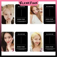 Thẻ Card Bo Góc Thành Viên BLACKPINK - Chủ Đề BORN PINK 2022 Bản Đen