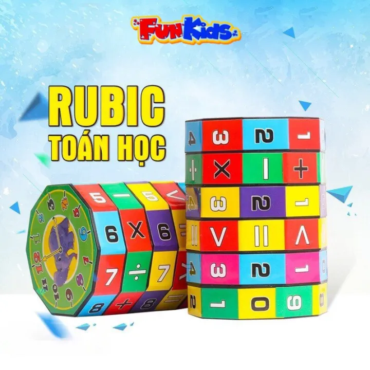 Đồ chơi trẻ em rubic toán học, phát triển khả năng tính toán, kích thích tư duy trí não phát triển cho bé từ 4 đến 8 tuổi – No Brand >>> top1shop >>> lazada.vn