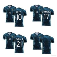 Top-quality 2021 Argentina national football team Football Jersey Tshirt Tops Messi Dybala Otamendi Soccer Jersey Loose Sport Tee
