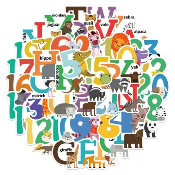720 Pieces 10 Sheets Self-Adhesive Vinyl Sticker, Alphabet Letter Number  Stickers For Mailbox, Door (1 Inch)