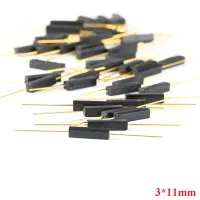 20Pcs Plastic Reed Switch 3*11mm 3x11mm Magnetic Reed Switchs Sensor Normally Open NO Induction DIY Electronic Kit GPS 11A