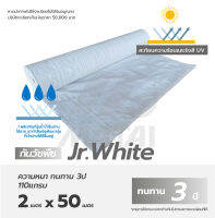 พลาสติกคลุมแปลงรุ่นสะท้อนแสงสีขาว 25บาท/ตรม. รุ่น Jr. 2x50m ใช้สำหรับโรงเรือนในการสะท้อนแสงเพื่อผลเมลอน/พืชผลเกษตรอื่นๆ Reflective ground coversandscape