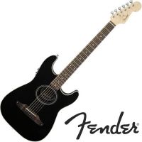 Fender Stratacoustic (สีดำ) กีต้าร์โปร่งไฟฟ้า ดีไซด์แบบกีต้าร์ไฟฟ้า