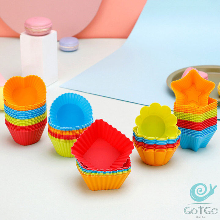 gotgo-พิมพ์ซิลิโคน-พิมพ์ขนม-พิมพ์วุ้น-silicone-cake-cups