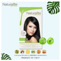 GRM สีย้อมผม Naturalite เนเชอรัลไลท์  ออร์แกนิคแท้ - 3.0 DARK BROWN Organic Permanent Hair Colour (110ml) ครีมย้อมผม  ครีมเปลี่ยนสีผม