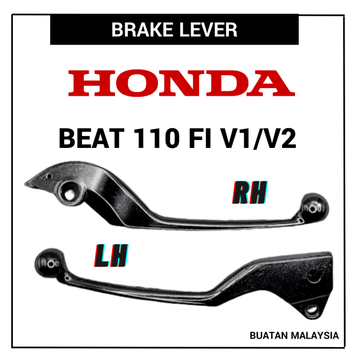 HONDA BRAKE LEVER BEAT 110 FI V1 V2 V3 V4 V5 BEAT FI BREK TANGAN