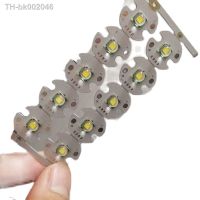 ◐ 5050 XML XM-L T6 LED U2 10W WHITE High Power LED chip on 12mm 14mm 16mm 20mm PCB