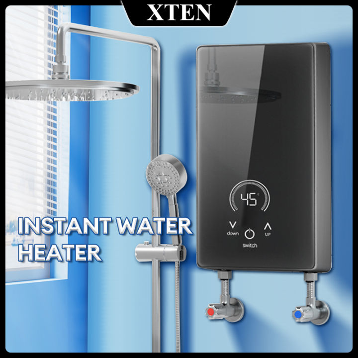 XTEN Instant Water Heater for Shower Hot Water Heater Electric Inverter ...