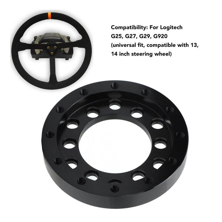 Steering Wheels Hub Adapter High Toughness Aluminium Alloy Better Controlling Steering Wheel