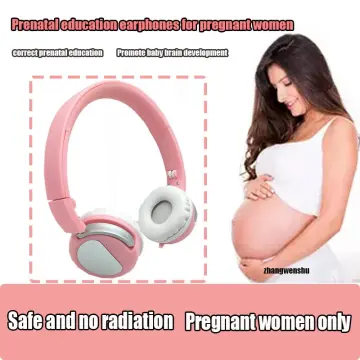 Baby Bump Headphones - Portable Music Play Prenatal Belly Speaker Gift for  Pregnant Woman