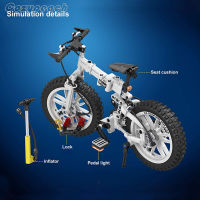 New Mini 1:6 Model Bicycle Mountain Bike Simulation Bicycle Modern Folding Bike Bend Road Collection Racing Car for Children