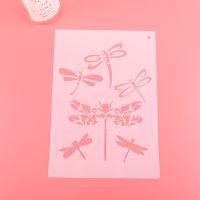 Dragonfly Painting Template DIY Layering Stencil Scrapbook Stamp Coloring Embossing Album Cake Crafts Decor Reusable 21x29.7cm