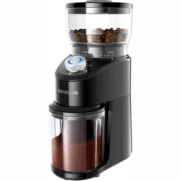 SHARDOR Conical Burr Coffee Grinder, Electric Adjustable Burr Mill with