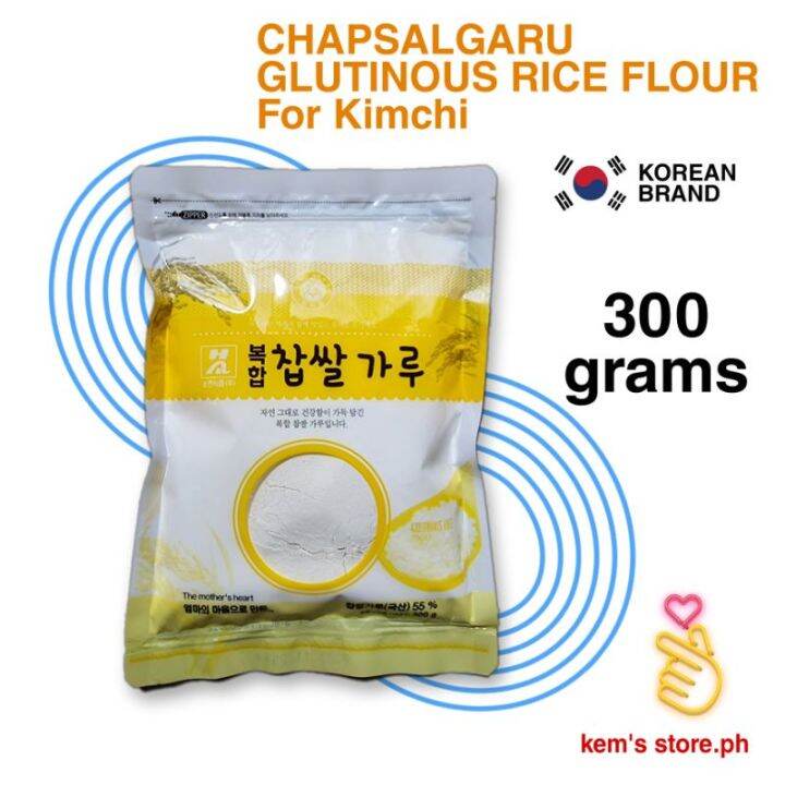 Korean Glutinous Rice Flour 300 grams for Kimchi recipe Lazada PH