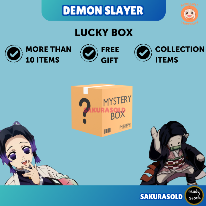 Demon Slayer Anime Box Kitmesu No Yaiba Gift Box Anime Surprise Box ...