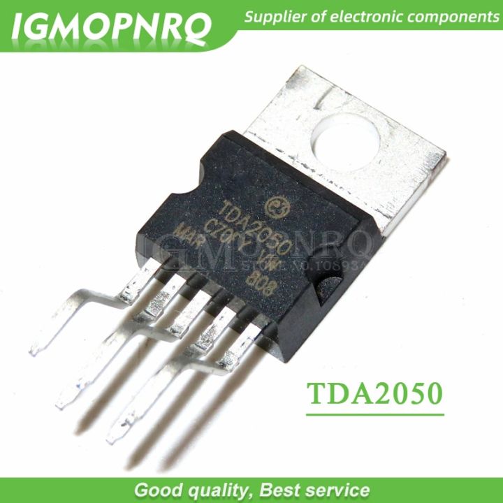 10PCS TDA2050 TO 220 5 IC Audio  Amplifier New Original Free Shipping