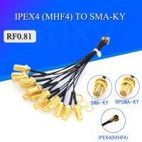 {: 》5ชิ้นปลั๊กสายไฟ SMA ตัวเมียไป IPEX4 MHF4 IPX4ไปยัง SMA หญิง RF0.81เสาอากาศ RG0.81MM RP-SMA-K ชุดประกอบเคเบิล