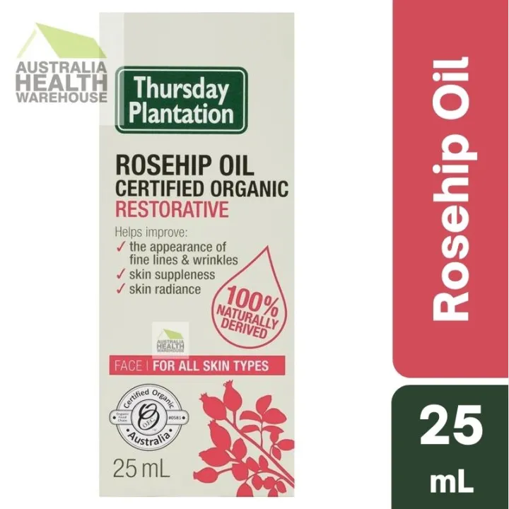 Thursday Plantation Certified Organic Rosehip Oil 25mL February 2023 |  Lazada Singapore