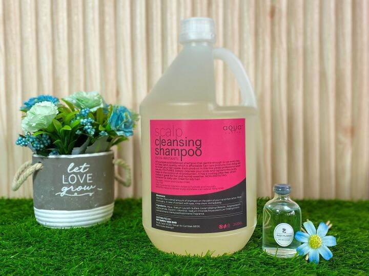 Aqua Lavish Scalp Cleansing Gallon Shampoo 2600ml 【HIGH QUALITY SALON GRADE】 Lazada