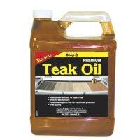 Starbrite Teak Oil น้ำมันพรีเมี่ยมดูแลรักษาเนื้อไม้ 3.785 Litre (US Gallon), 85132 size 32 oz.