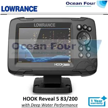 Lowrance HOOK Reveal 5 with Deep Water Performance & Base Map