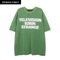 Spenzer.street | ? Television tee เสื้อโอเวอร์ไซส์ เสื้อผ้าสตรีท เสื้ออปป้า เกาหลี เสื้อy2k ทราวิส 2pac ฮิต 2022  มาใหม่