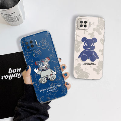 แฟชั่นหมี Kavs OPPO A73 2020 F17เคสโทรศัพท์ปลอก TPU ซิลิโคนใสนุ่ม211