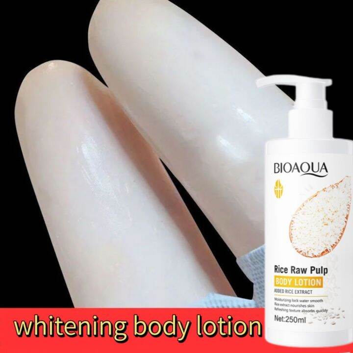 Whitening Body Lotion Rice Milk 250ml Relief Moist Body Lotion