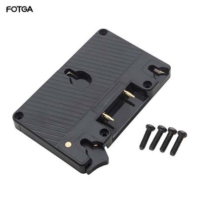 FOTGA Anton Bauer Gold A Mount Battery Power Supply Plate Adapter D-Tap for Panasonic Dslr Camera Camcorder