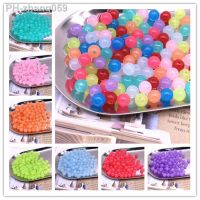 6-8-10-12-14mm Acrylic Transparent Jelly Beads Loose Spaced Beads for Jewelry Making DIY Necklace Bracelets