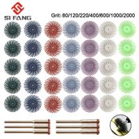 1Inch Radial Bristle Disc Kit Abrasive Brush 2.35mm/3mm Shank Detail Polishing Wheel for Dremel Rotary Tool Accessories