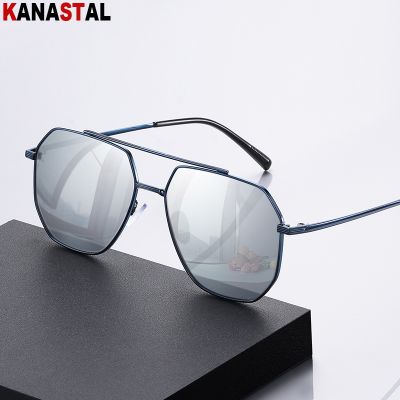Men Sunglasses Women Polarized Mirror Sun Glasses Photochromic Night Vision Metal Eyeglasses Frame Pilot Driving Fishing Eyewear