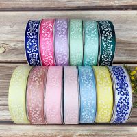 【hot】！ 5 Yards 25mm Printed Hair Bow Wedding Decoration Packing Crafts