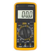 DT9205A LCD Professional Digital Multimeter Electric Handheld Ammeter Voltmeter Resistance Capacitance hFE Tester AC DC 20A