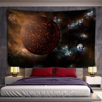 Cosmic Mysterious Planet Tapestry Wall Hanging Psychedelic Hippie Tapiz Witchcraft Dormitory Living Room Wall Decor Cloth