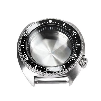 Deluxe 45Mm Ceramic Insert Steel Turtle Sapphire Crystal Case Waterproof For Seiko Nh35 Nh36 Movement 28.5Mm Dial Lwatch Mod
