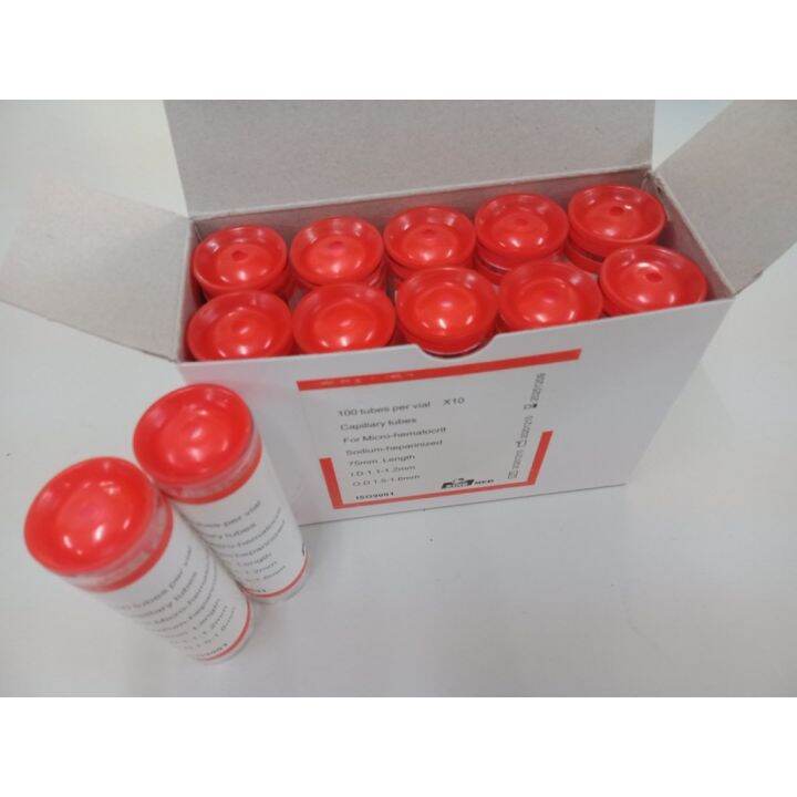 Box of 10 Sodium Heparinized Capillary tube Lazada PH