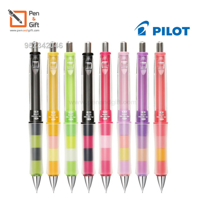 pilot-dr-grip-playborder-mechanical-pencil-lavender-color-ดินสอกดเขย่าไส้-pilot-dr-grip-playborder-0-5-mm-สีม่วง-ลาเวนเดอร์-penandgift