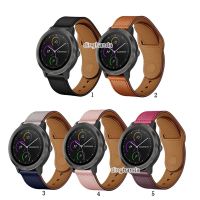 Genuine Leather Band Strap for Garmin Vivoactive 3 Music 【BYUE】