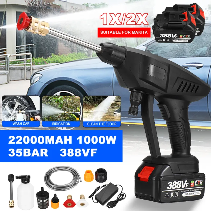 388vf 1000w Water Jet Pump High Pressure Car Washer Wireless Car 