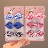 【CC】﹍✠❀  3 Pcs/Set Baby Colors Floral Ornament Hair Children Barrettes Hairpins Kids Accessories