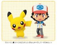 Satoshi &amp; Pikachu ของแท้ JP - Ichiban Kuji Banpresto [โมเดลโปเกมอน] (2 ตัว)