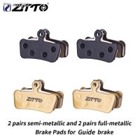 ZTTO 4 Pairs MTB Bike 4 Piston Disc Brake Pads Brake Shoes For Guide G2 RSC Hydraulic brake Metallic Brake Pads XO Trail E9 E7