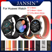 การเปลี่ยนสายนาฬิกาข้อมือ Loop Nylon Nylon For Huawei Watch GT 3 / GT 3 Pro / Watch GT2 46mm สาย กำไลข้อมือ For Huawei Watch GT 3 SE