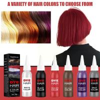 【CW】 5 Minutes Hair Dye Non toxic Diy Permanent Color Gray Lasting Covering Styling Shampoo Tools N3h9