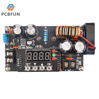 pcbfun DKP6008 CNC แบบปรับได้ DC โมดูลแหล่งจ่ายไฟเสถียรแบบ Step-Down/แรงดันไฟฟ้าคงที่และตารางแรงดันกระแสคงที่และสมรรถนะเครื่องแอมป์มิเตอร์
