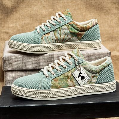 🏅 Canvas shoes mens 2023 new summer breathable trendy all-match casual sneakers mens autumn soft bottom sports trendy shoes